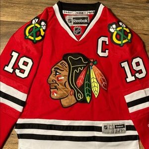 NHL CHICAGO BLACKHAWKS “#19 TOEWS” Jersey Reebok